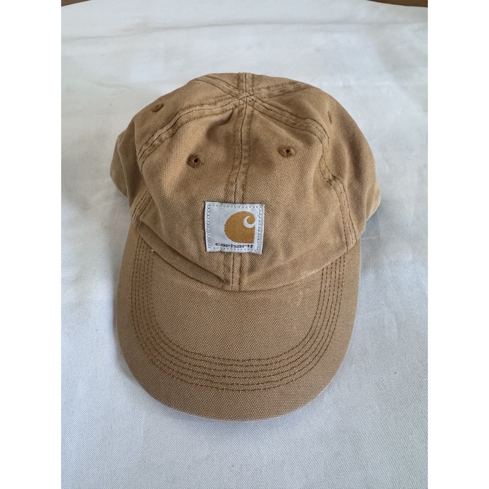 Carhartt Duck Brown Toddler Canvas Adjustable 100% Cotton Hat